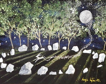 Les Rollright Stones, impression mystique, menhirs, cercle de pierres, impression païenne