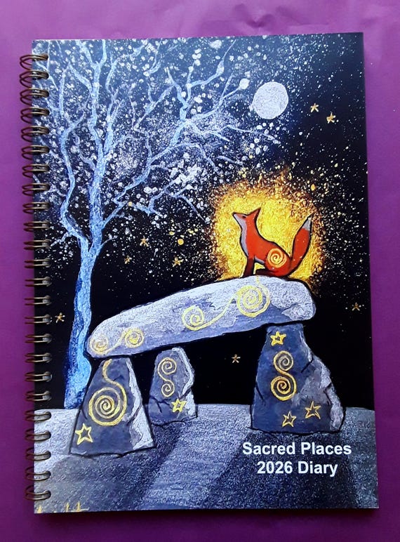 Glittering Fox Diary 2026, A5 Diary, 2026 Planner