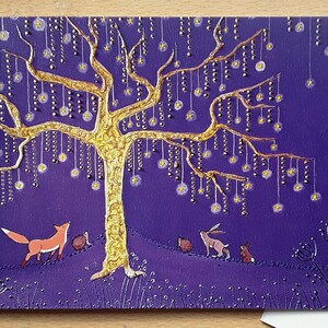 Mystical Forest Cards - Golden Star Tree - Pagan - Wiccan - Spiritual - Mystical