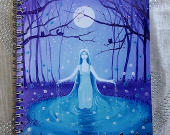 A5 Notebook - Goddess Notebook - Mystical Notebook - Journal - Jotter