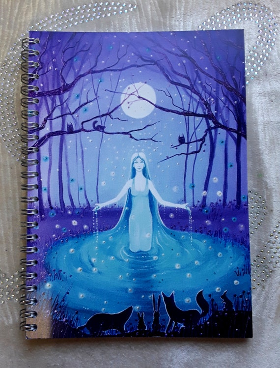 A5 Notebook - Goddess Notebook - Mystical Notebook - Journal - Jotter