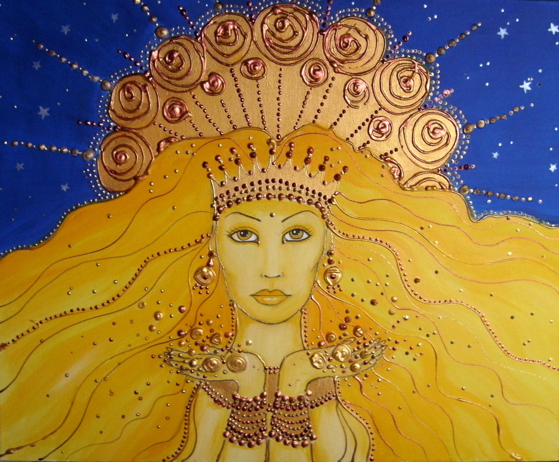 Goddess of the Sun High Quality Print Art Print Sun - Etsy India