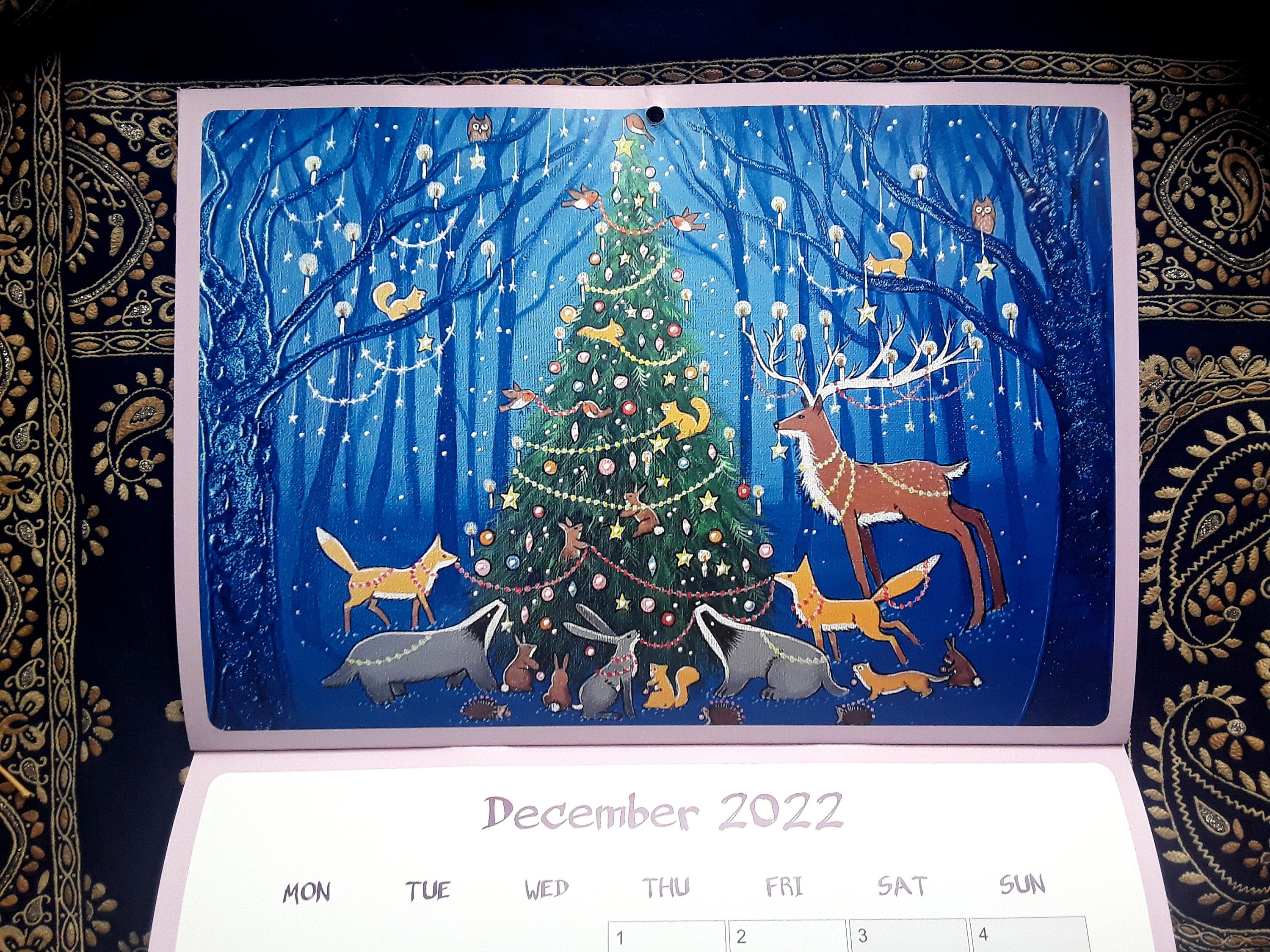 2022 Calendar - Art Calendar - Mystical Calendar - Pagan - Goddess - Wiccan