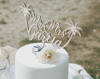 Beach Wedding Cake Topper Etsy