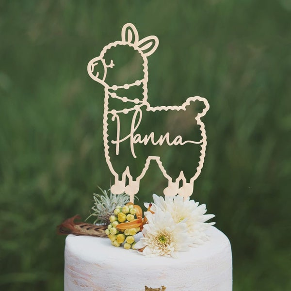 Happy birthday cake topper, Llama party, Llama cake topper, Fiesta party decorations, Fiesta birthday party, Fiesta decorations