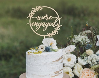 Engagement Cake Etsy