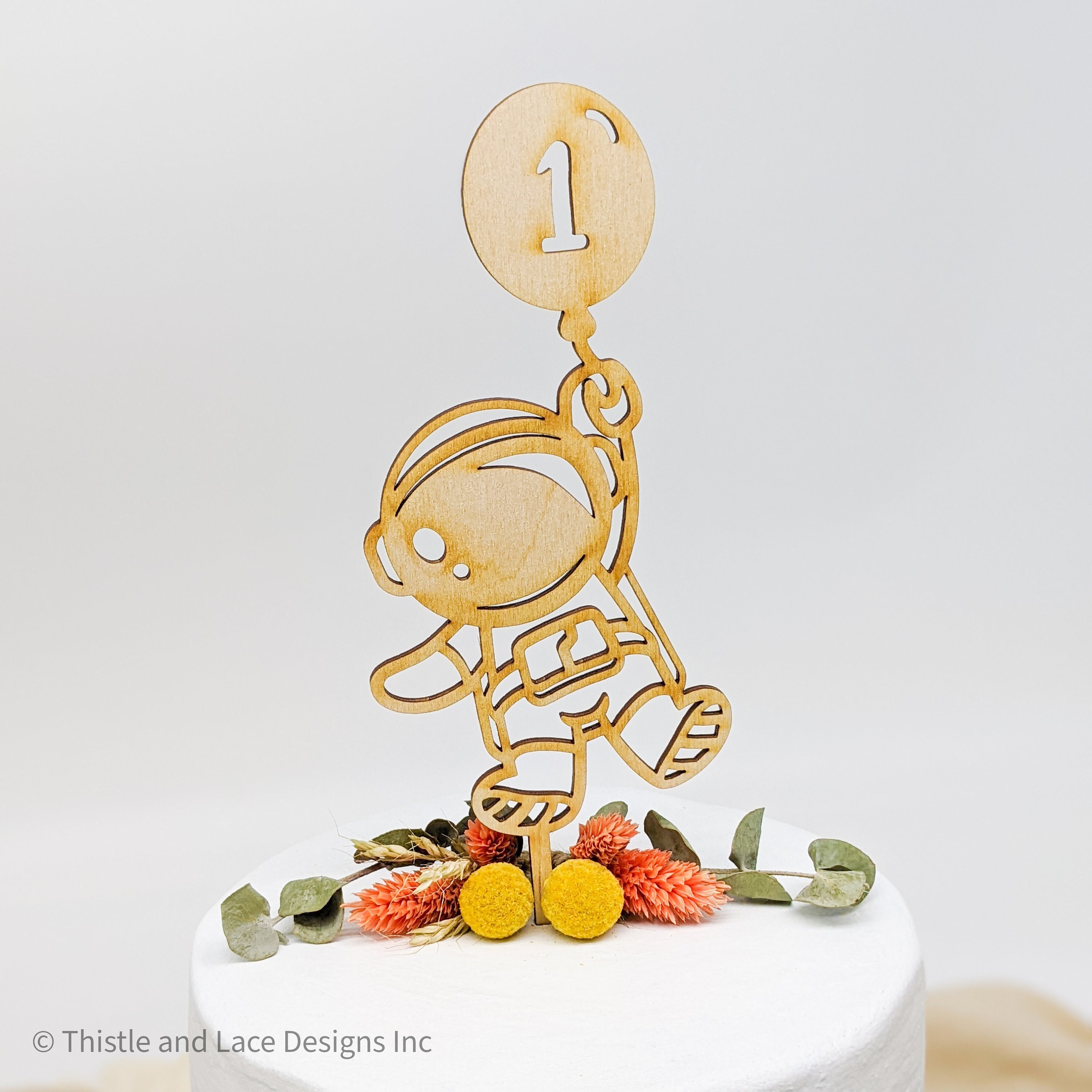 Astronaut Cake Topper Space Cake Topper Space Birthday Etsy