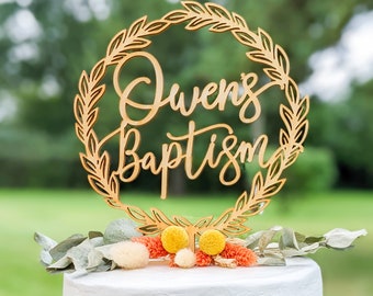 Baptism cake topper, God bless cake topper, Cake topper for Baptisms, First Communions, and Confirmations