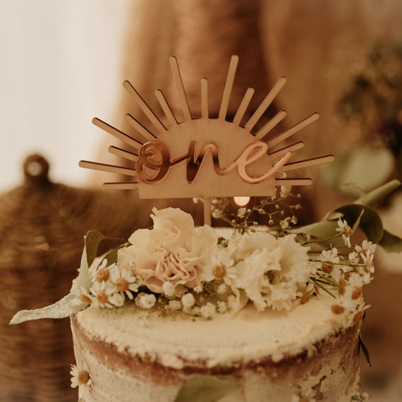 Topper De Gateau De Soleil Topper De Gateau De 1er Etsy Canada