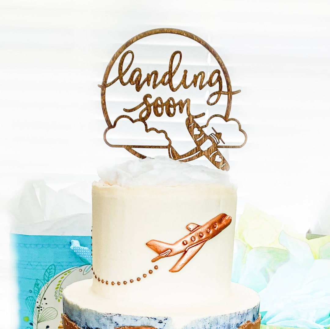 Aeroplane Birthday Personalized Vintage Airplane Cake Topper - Etsy