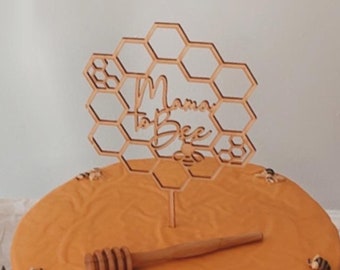 Mama to bee cake topper, Baby shower cake topper, mommy to bee cake topper, Mom to be, Bee themed baby shower decorations, Bee cake topper