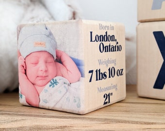 Custom baby wood blocks, Personalized baby block, Baby name blocks, Baby blocks, Baby shower gift, Nursery decor, Wooden baby block