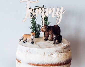 Custom Birthday Cake Topper, Customized Name Cake Topper
