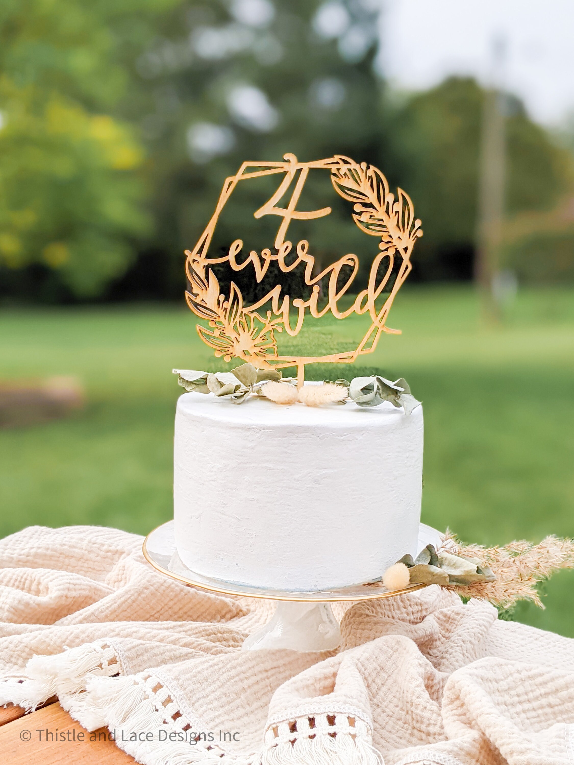 Forever Wild Birthday Cake Topper 4 Ever Wild Cake Topper Etsy 日本