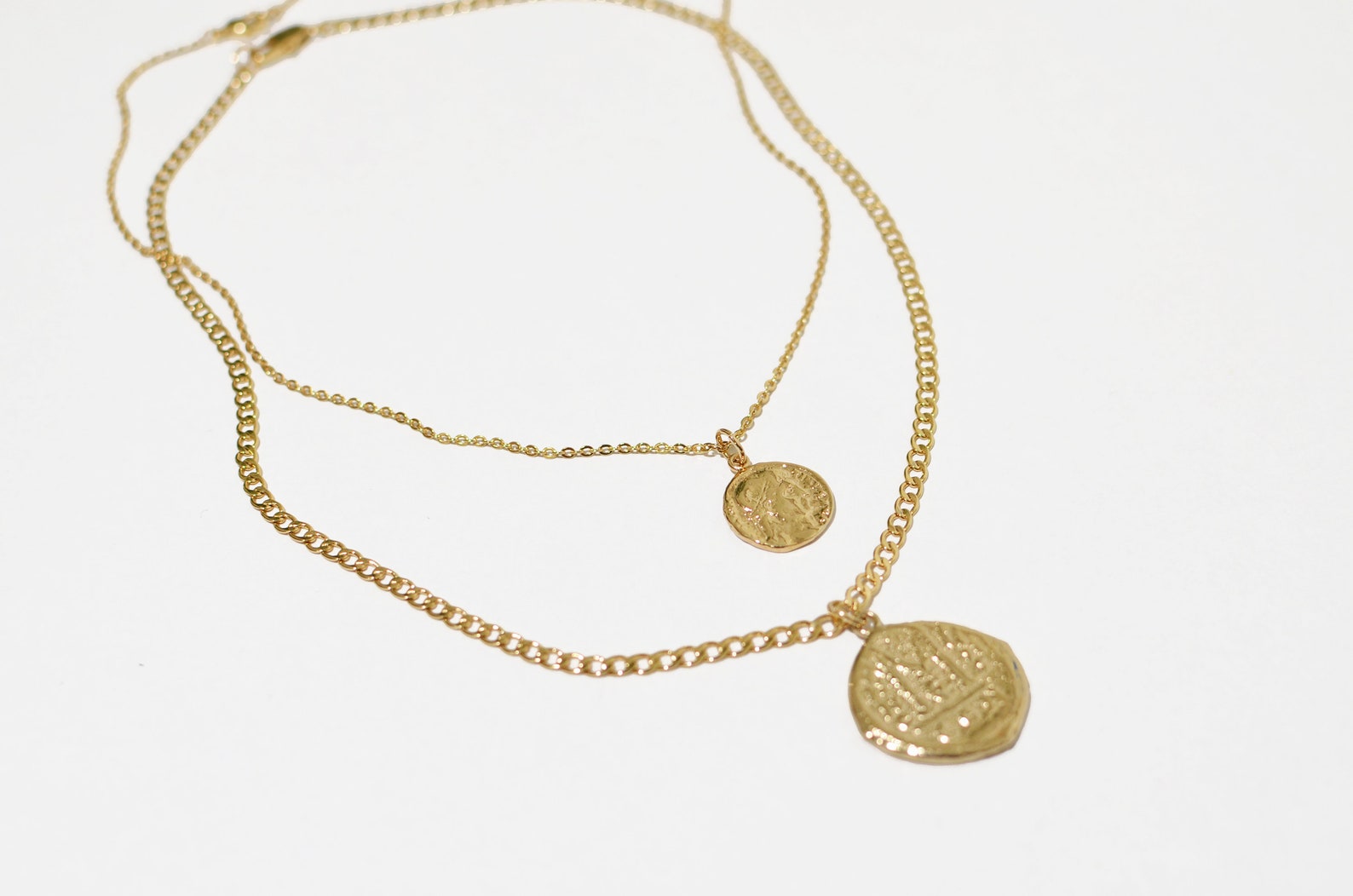 Collier de pièce de monnaie dor Etsy France