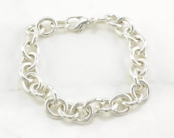 Tiffany & Co. Sterling Silver Link Bracelet Curb Link