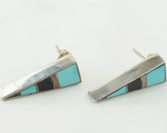 Southwest Sterling Silver Stud Earrings