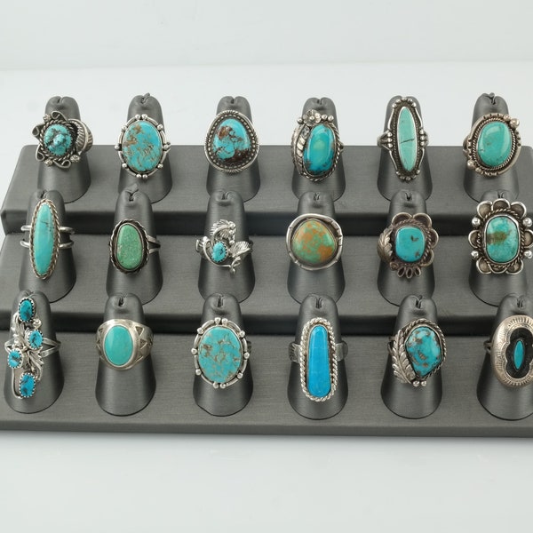 Choice Sterling Silver Turquoise Size 7 Rings Variety