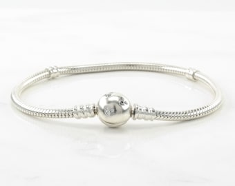 Pandora Sterling Silver Disney Bracelet CZ Mickey Mouse