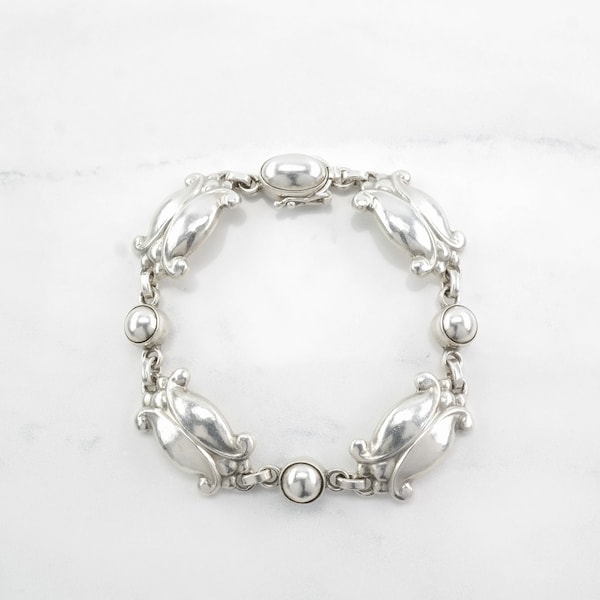 Georg Jensen Sterling Silver Line Bracelet