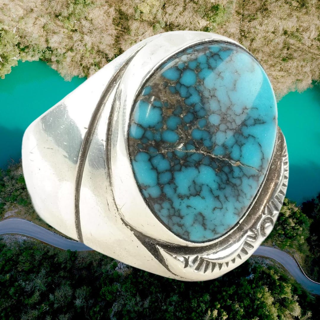 ヴィンテージ ネイティブアメリカン スターリングシルバー リング