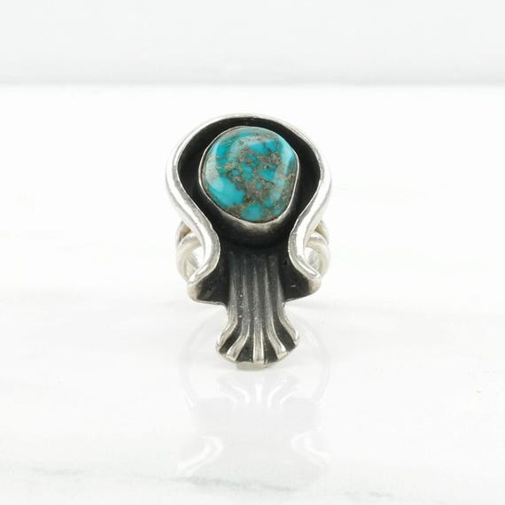 Native American Silver Ring:  High Grade, Spiderw… - image 8