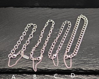 Vintage Versani Sterling Silver Link/t-bar Bracelet Thick Chain