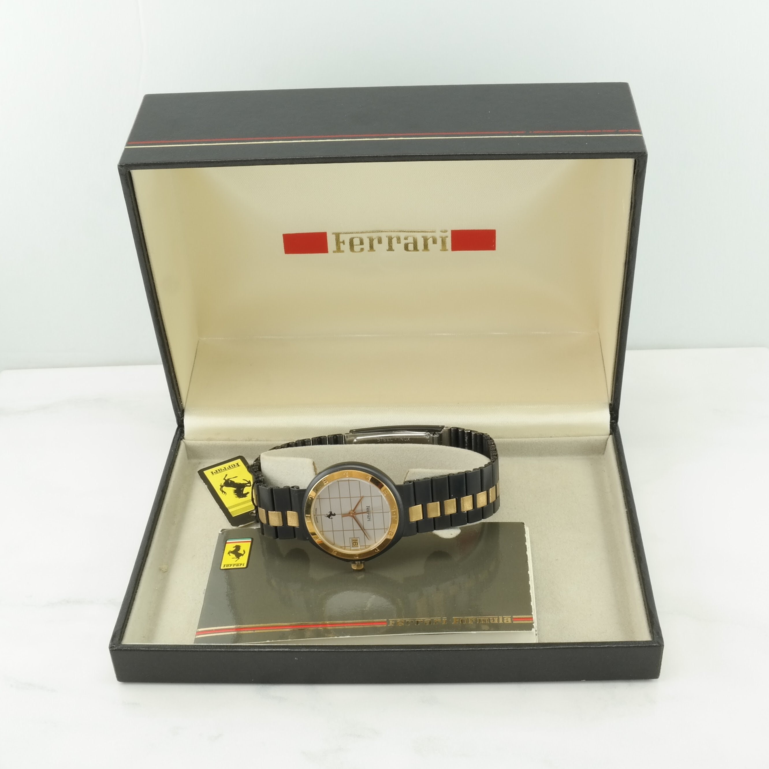 Ferrari by Cartier New Old Stock Stainless Steel Swiss Made Quartz 