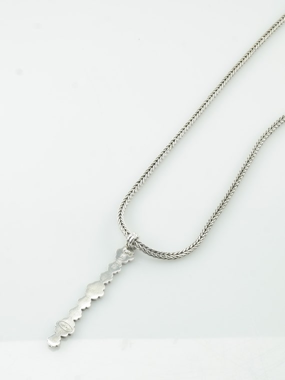Vintage Lois Hill Sterling Silver Flower Necklace Etsy Australia