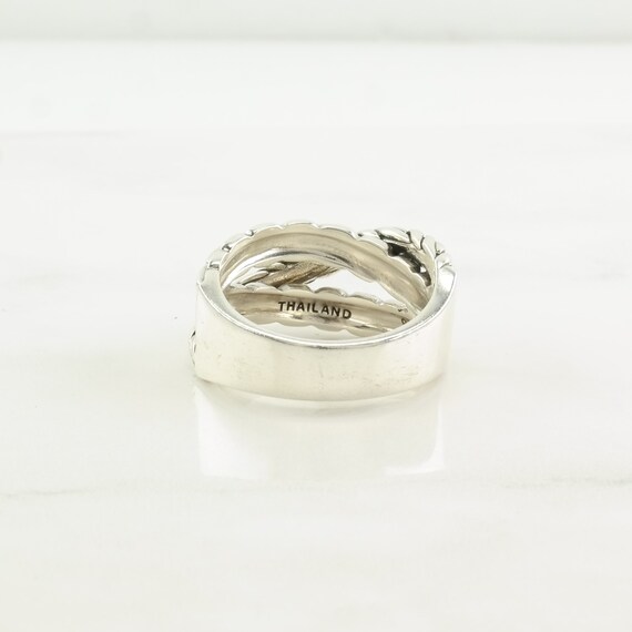 Vintage John Hardy Jai Sterling Silver Ring, Chai… - image 5