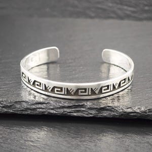 Hopi, Wadsworth, Native American Overlay, Cuff Bracelet Sterling 