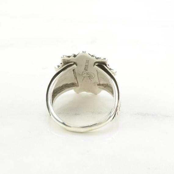 Darrell Cadman Silver Ring High Grade, Turquoise … - image 7