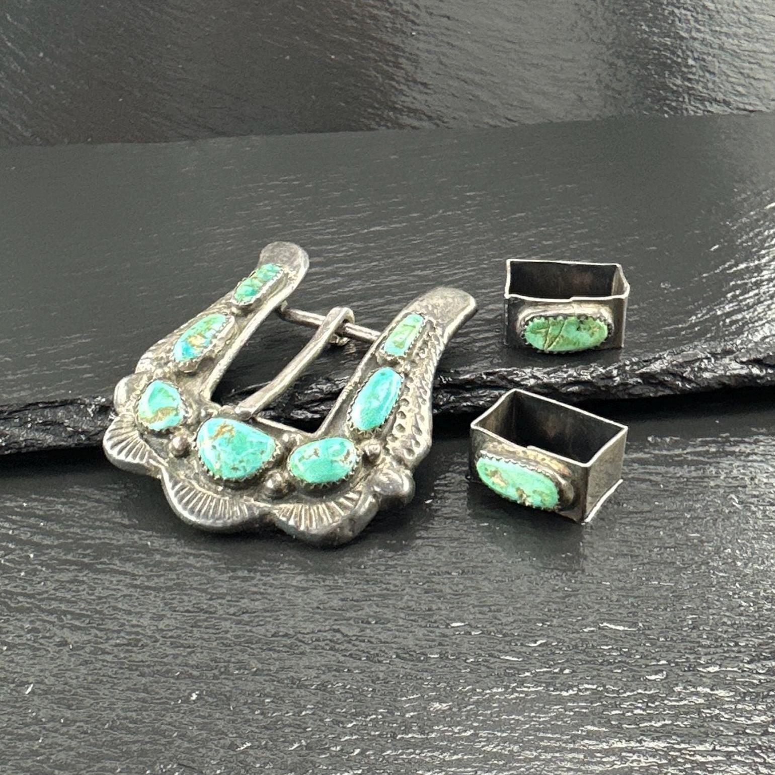 ゆうえるふ1978年製 ターコイズ スターリング シルバー バックル ゆうえるふ1978年製 ターコイズ スターリング シルバー バックル ゆう