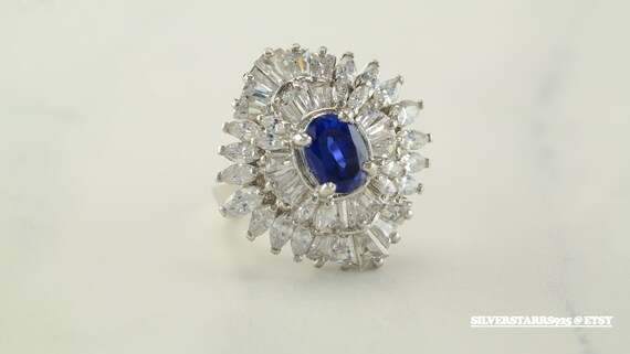 Vintage Princess Diana Sterling Silver Ring Size 6