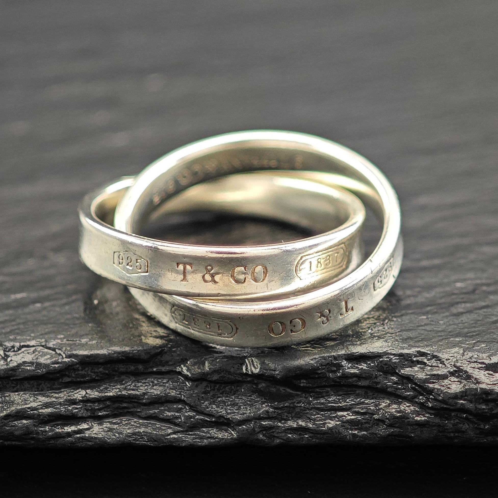 Tiffanys Interlocking Ring - Etsy