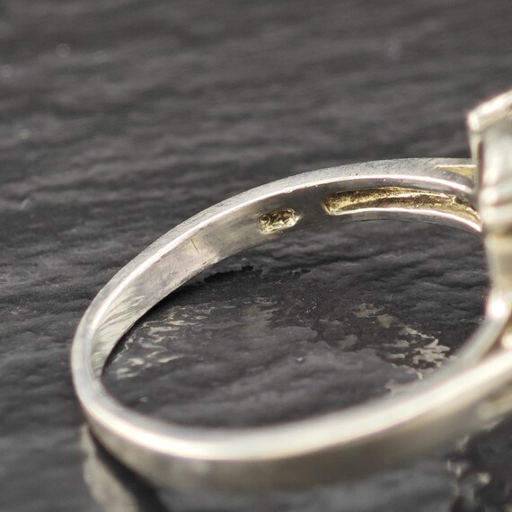 Amethyst Statement Ring: Large Square Cut - Sterl… - image 8