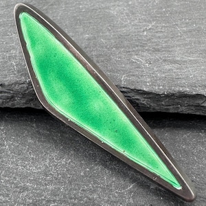Modernist Sterling Silver Swedish Enamel Brooch