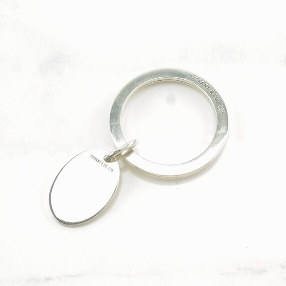 Vintage Tiffany & Co Makers Sterling Silver Key Ring Key