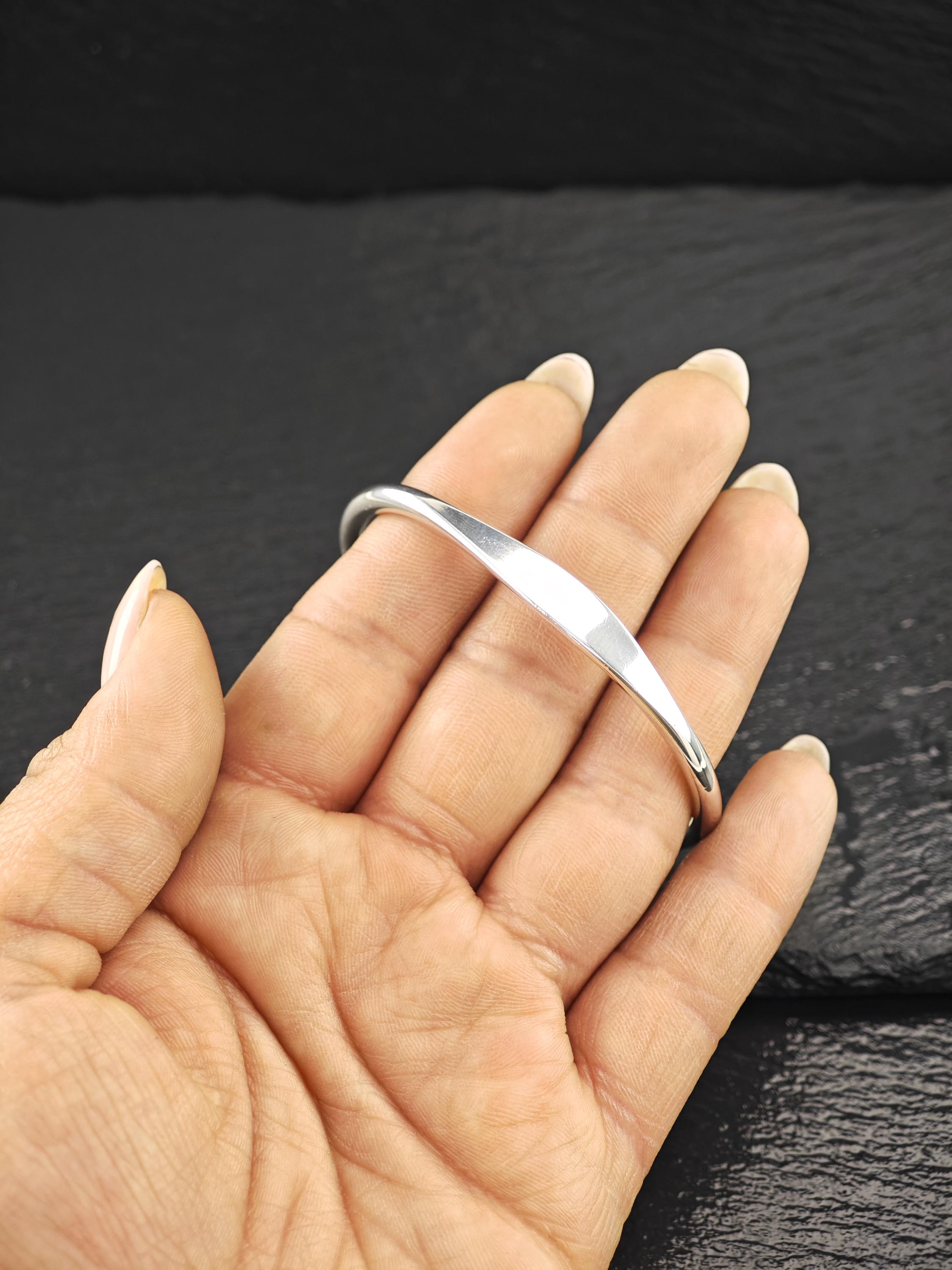 Vintage Denmark Cuff Bracelet Sterling Silver - Etsy