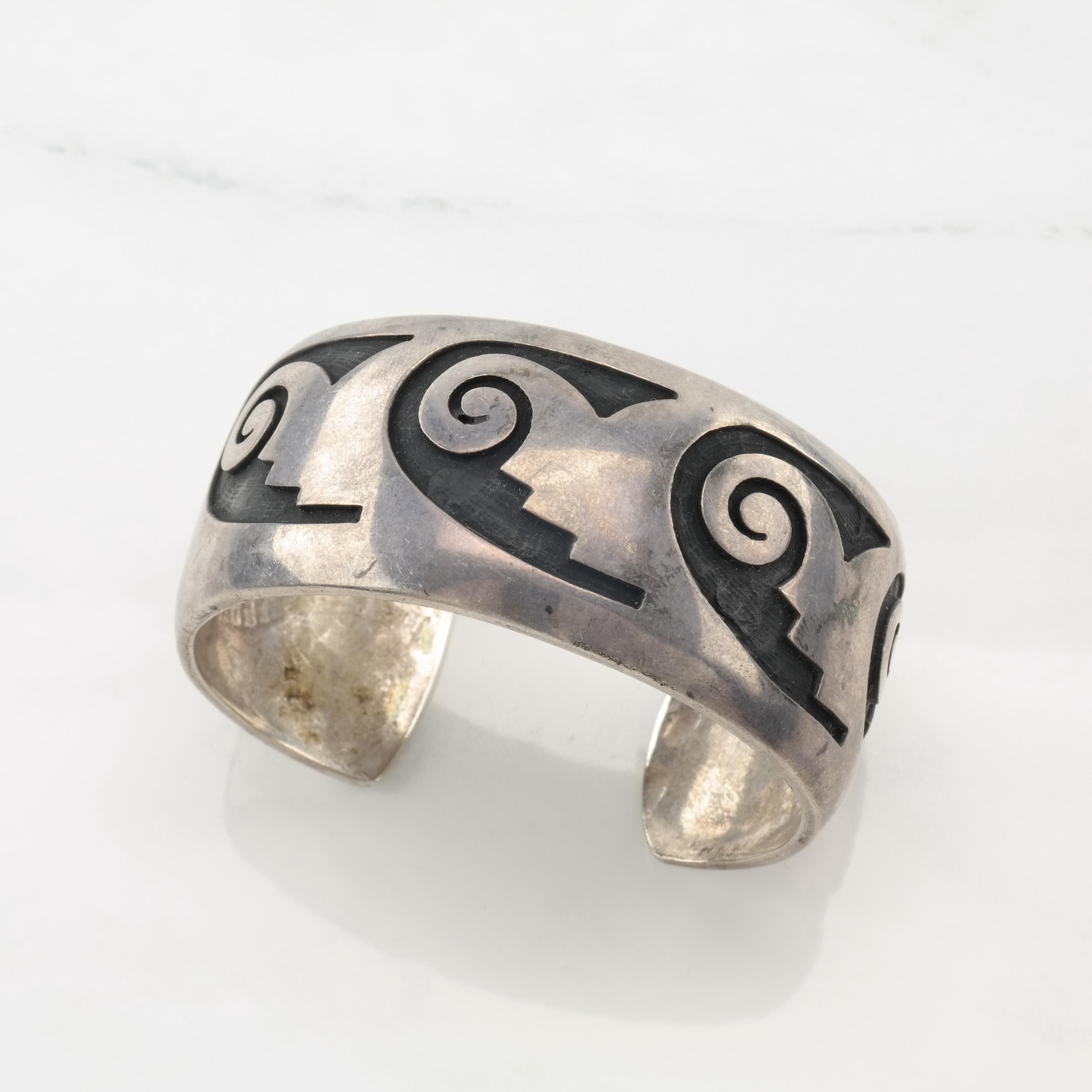 Bernard Dawahoya Hopi Overlay Bracelet