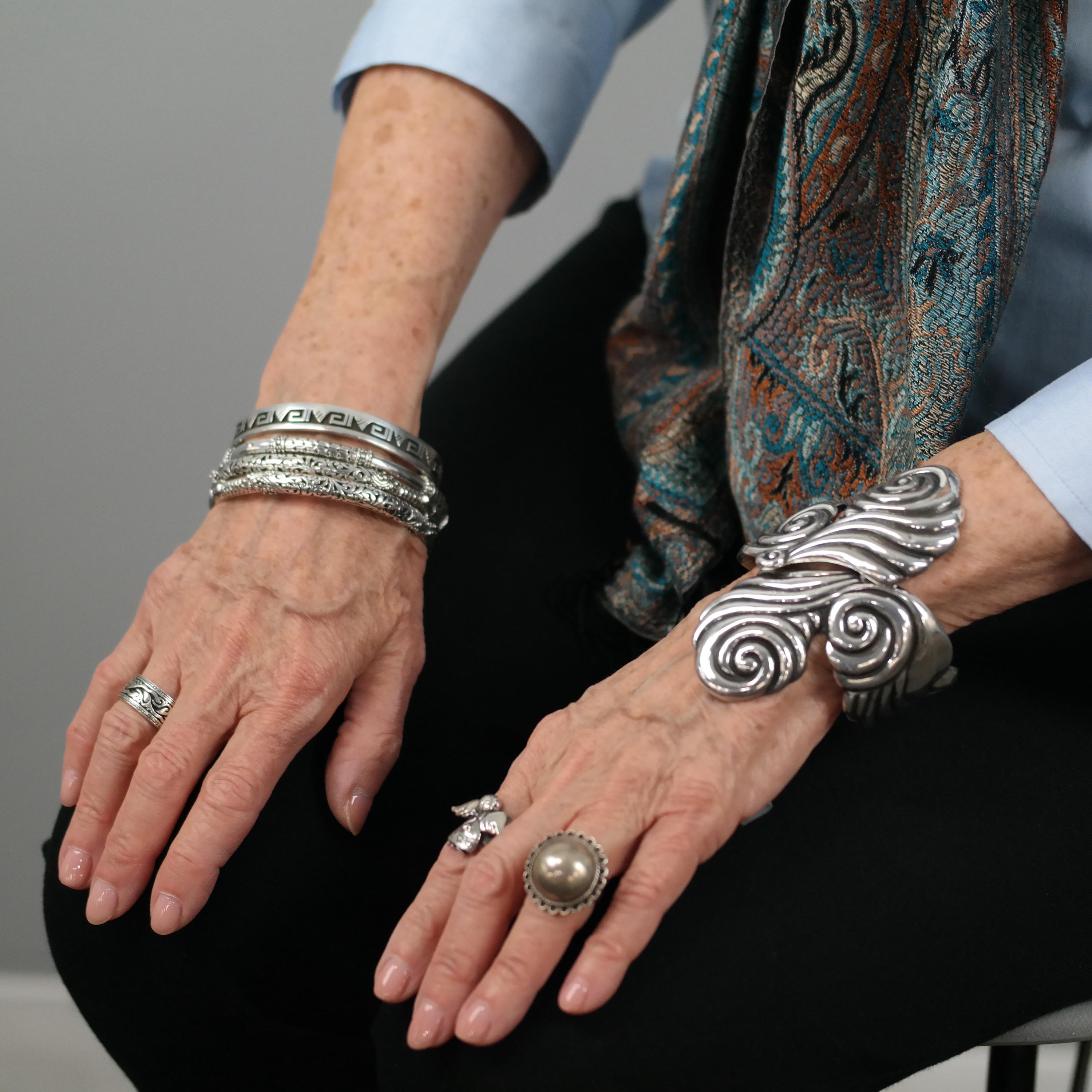 Hopi, Wadsworth, Native American Overlay, Cuff Bracelet