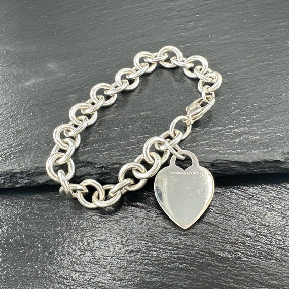 Tiffany & Co. シルバー ウォレットチェーン Tiffany & Co. 925 Silver Love Lock Padlock X-Large Chain 8.25