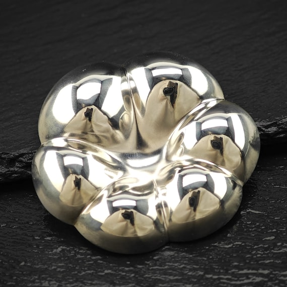 Vintage Jondell Sterling Silver Brooch Large, Flower