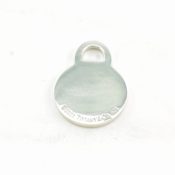 Vintage Tiffany & Co. Circle Tag 2001 Sterling Si… - image 3