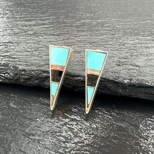 Southwest Sterling Silver Stud Earrings