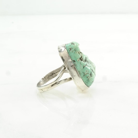 Turquoise Statement Ring: Light Blue Stone - Ster… - image 8