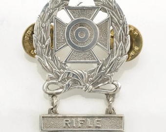 ★アメリカ軍＊１９０９年＊全米ライフル協会マークスマンバッジ（実物） ☆アメリカ軍＊1909年＊全米ライフル協会マークスマンバッジ