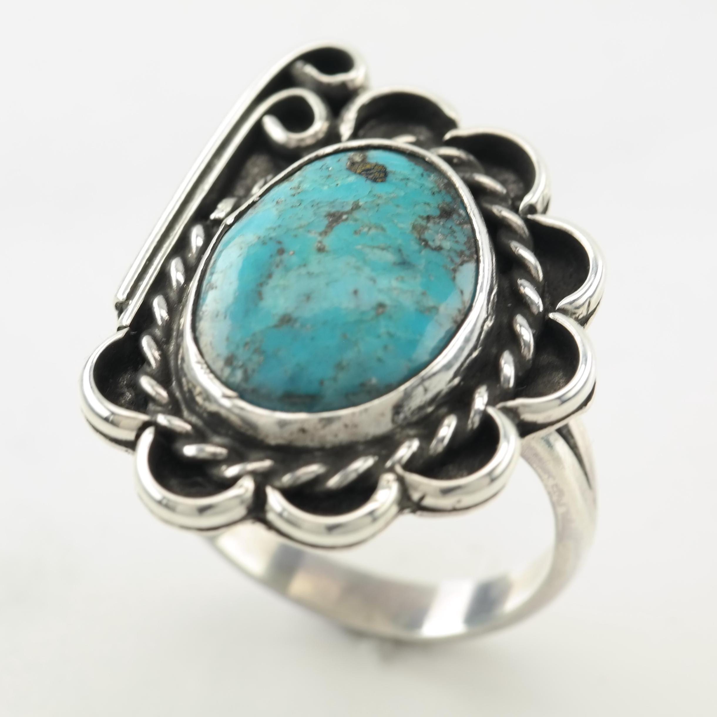 ターコイズ スターリングシルバー リング｜RH jewelry(ロン