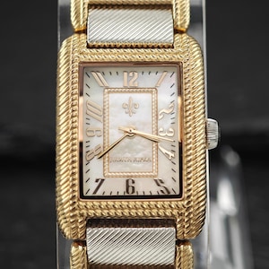 Judith Ripka MOP Dial, Japan Movement Stainless Steel Watch