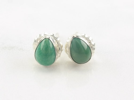 Carolyn Pollack Sterling Silver Green Turquoise D… - image 1